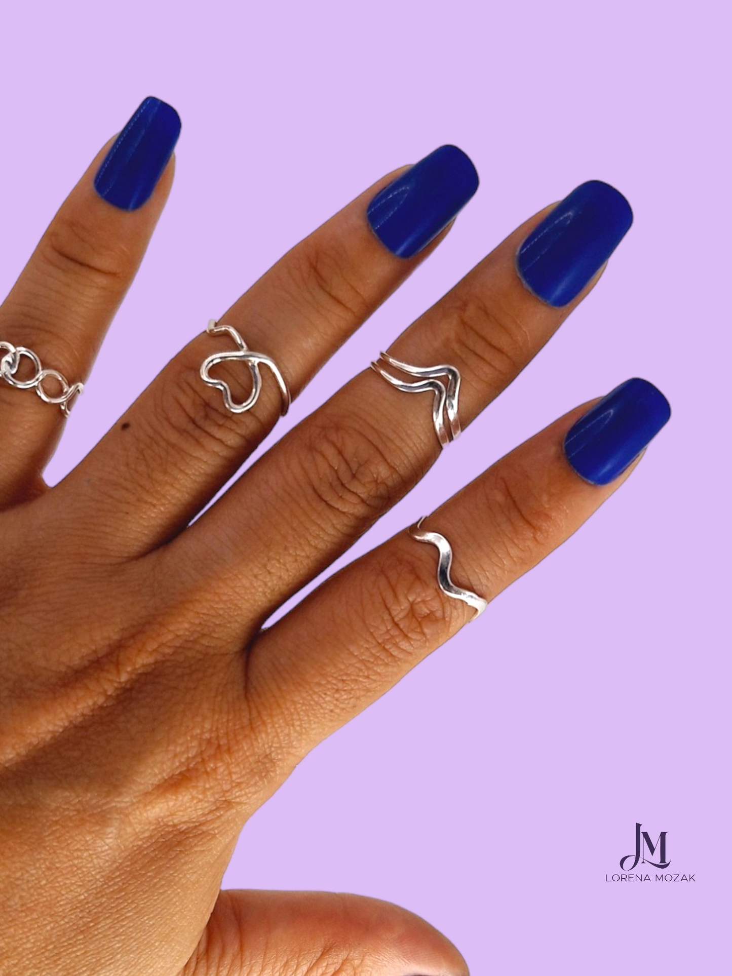 ANILLOS DE PLATA MEDIO DEDO  PLATA  FINA PA25  HECHO EN MÉXICO BY LORENA MOZAK  ANILLO DE PLATA FINA DIFERENTES FIGURAS IDEAL PARA REGALAR 
