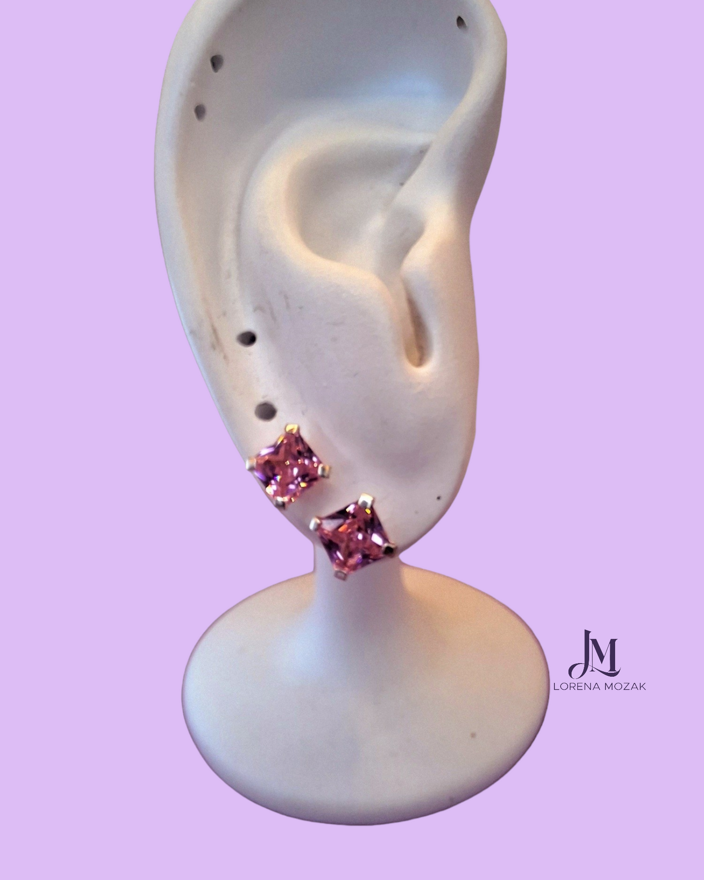 Broquel cuadrado Rosa.